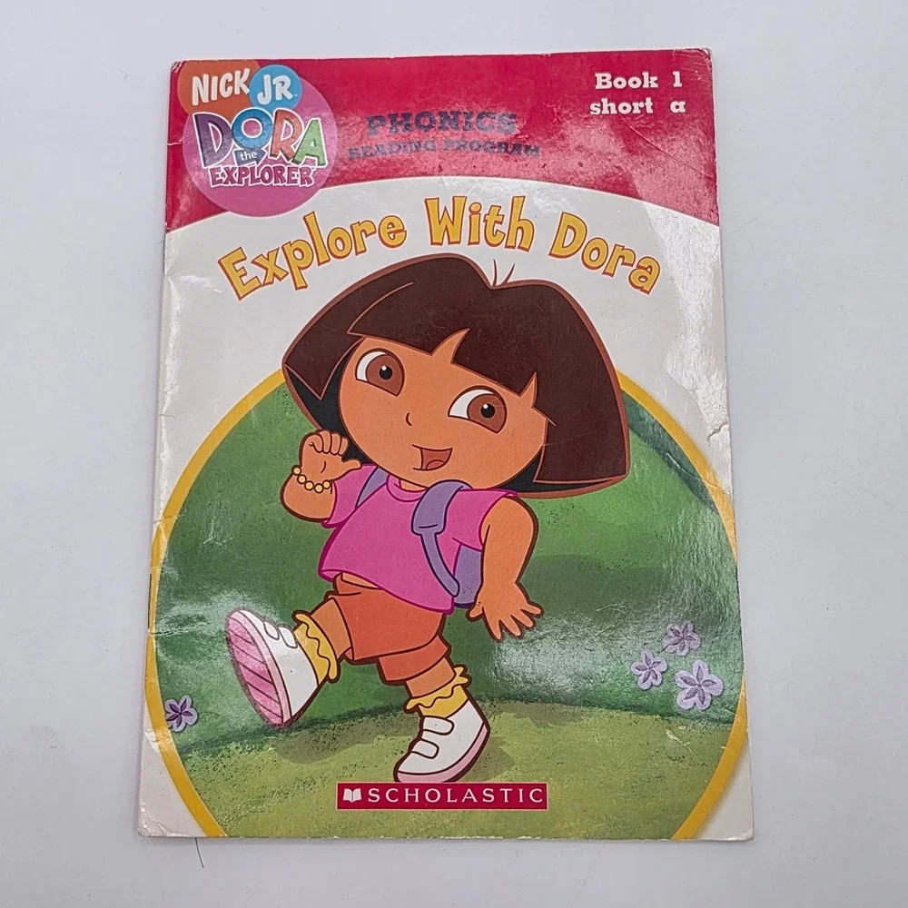Dora the Explorer Phonics Reading Program Scholastic Book Lot of 6 Nick Jr Kids